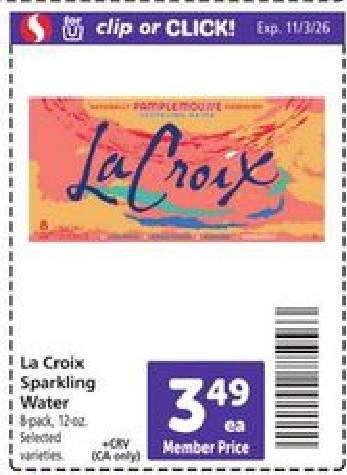 La Croix Sparkling Water
