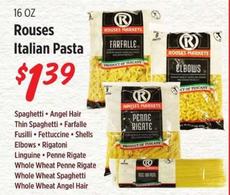 Rouses Italian Pasta