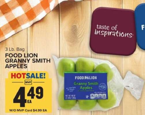 FOOD LION GRANNY SMITH APPLES