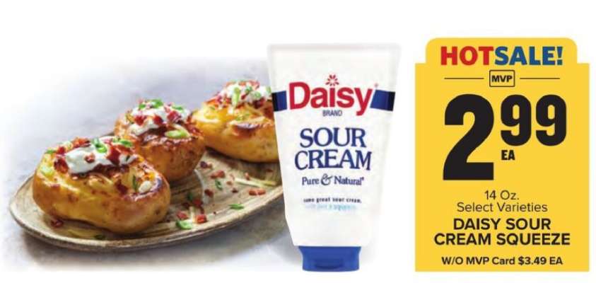 Daisy Sour Cream Squeeze