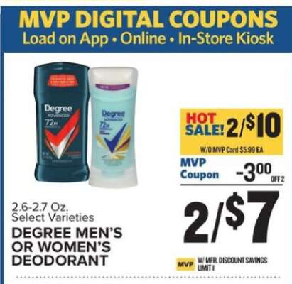 Degree Men's or Women's Deodorant