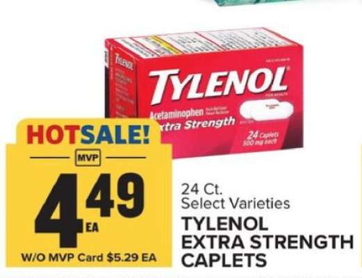 Tylenol Extra Strength Caplets