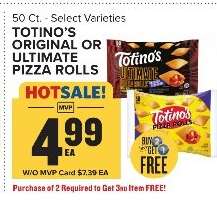 Totino's Original or Ultimate Pizza Rolls