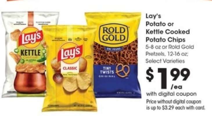 Lay's Potato or Kettle Cooked Potato Chips