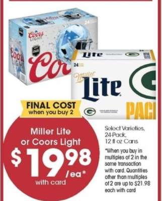 Miller Lite or Coors Light