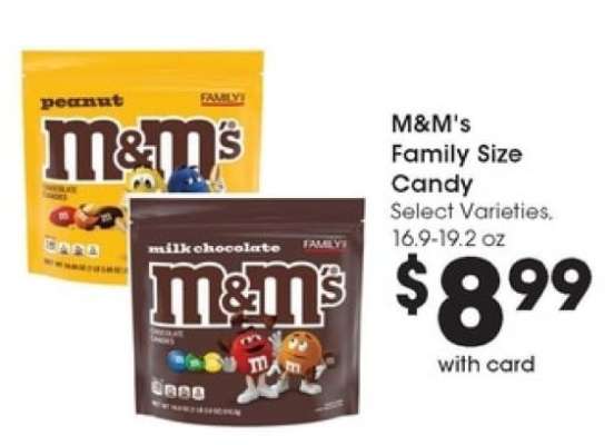 M&M's Family Size Candy