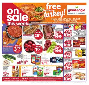 Giant Eagle Flyer - 10/29/2026 - 11/04/2026.