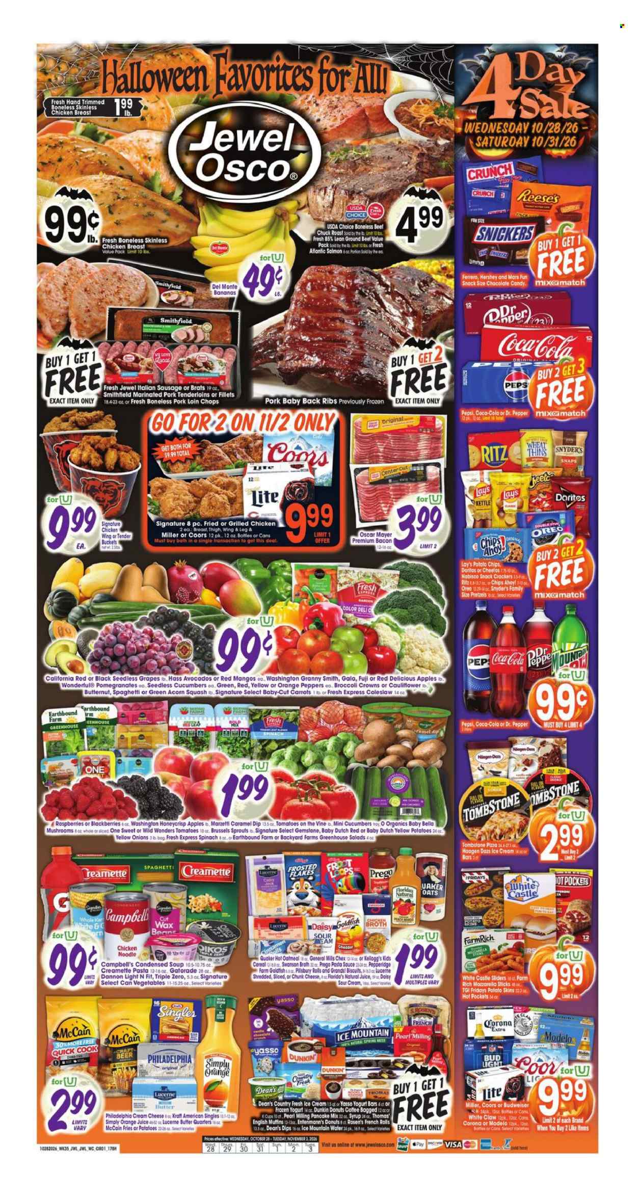 Jewel Osco ad - 10/28/2026 - 11/03/2026. Page 1