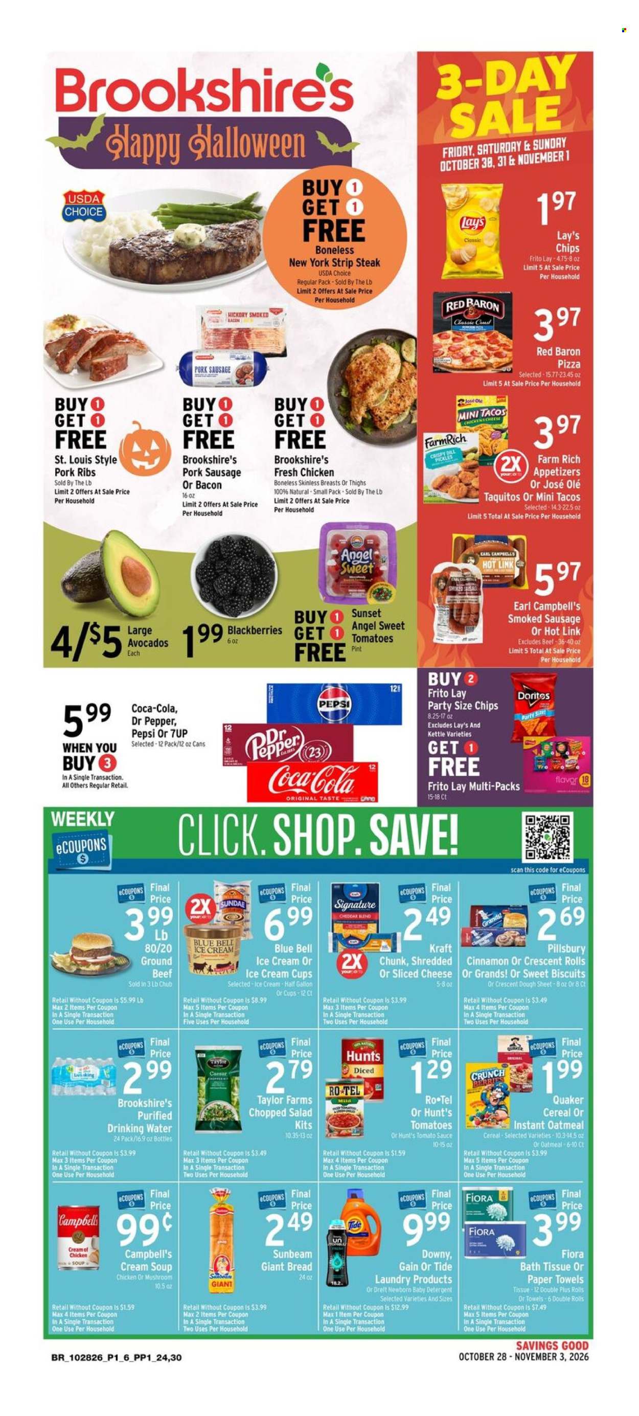 Brookshires ad - 10/28/2026 - 11/03/2026. Page 1