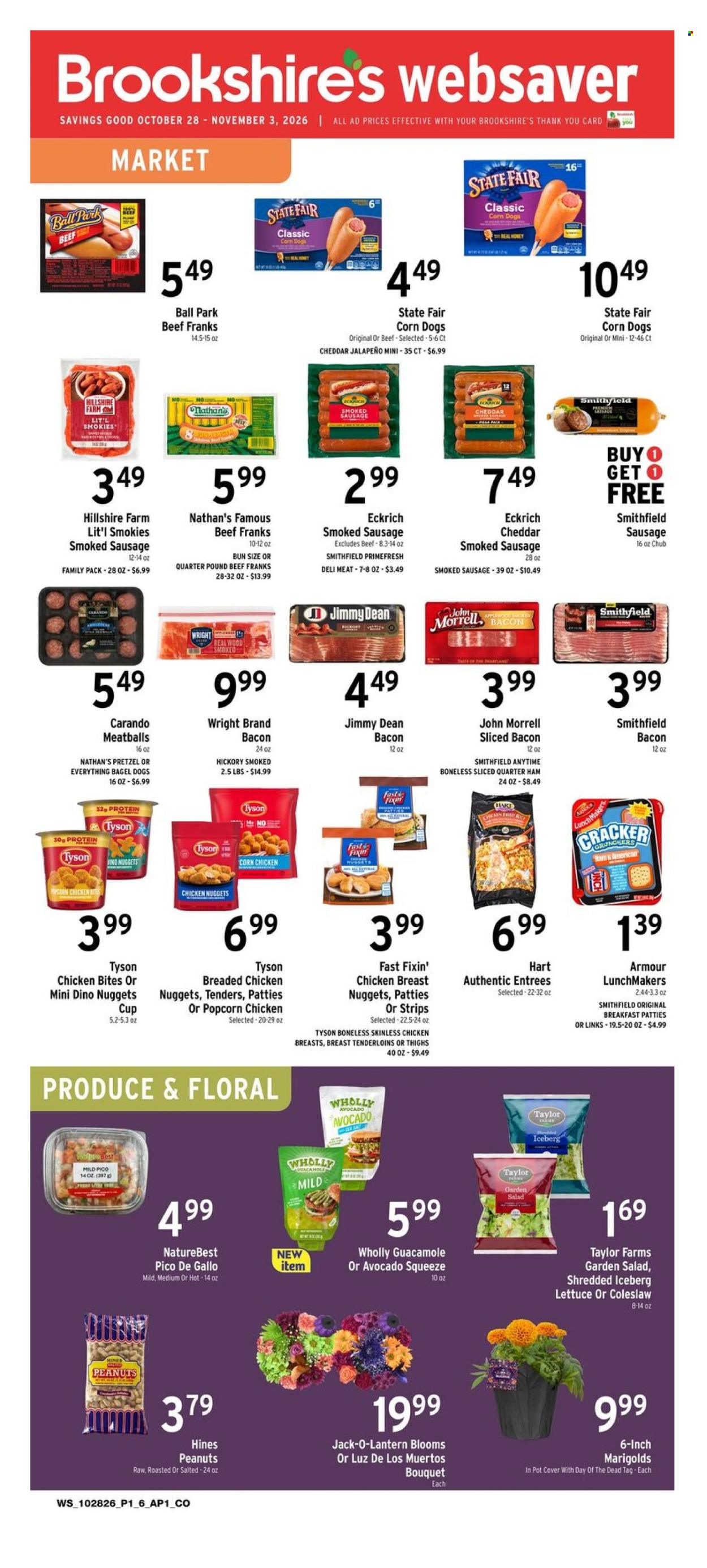 Brookshires ad - 10/28/2026 - 11/03/2026. Page 1