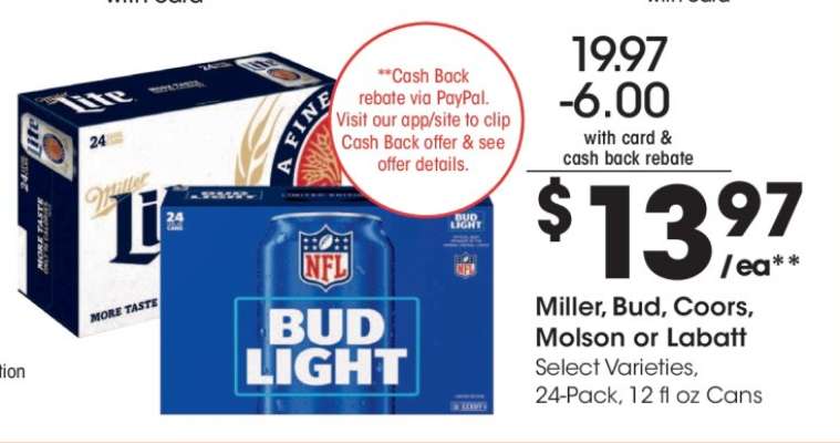 Miller, Bud, Coors, Molson or Labatt