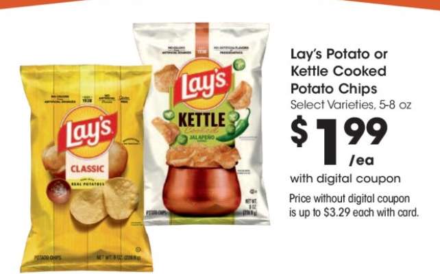 Lay's Potato or Kettle Cooked Potato Chips