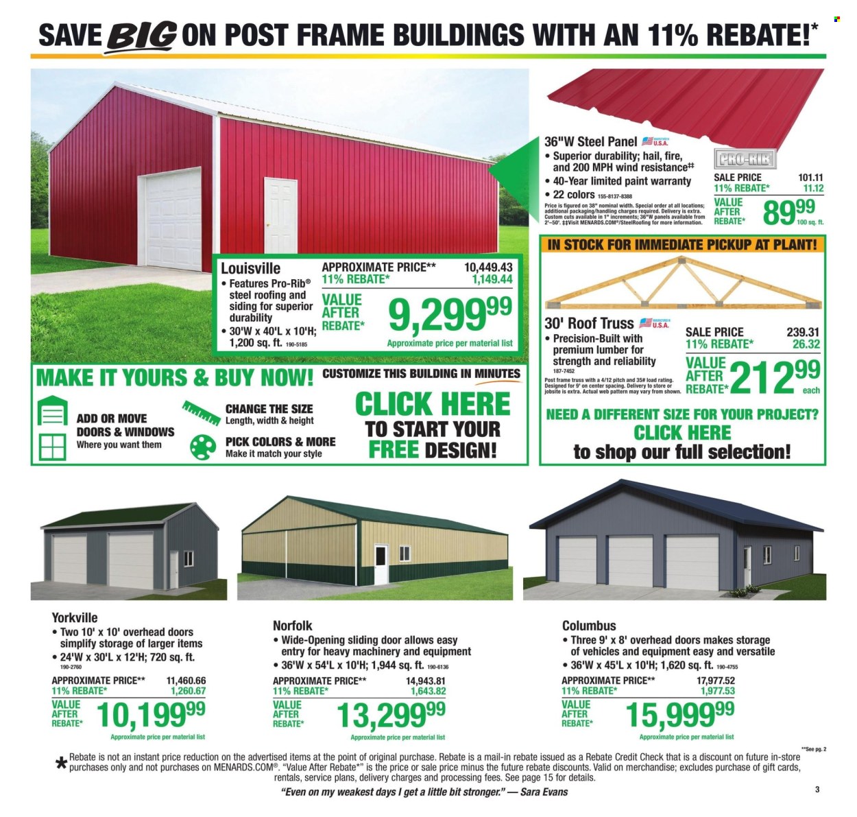 Menards ad - 10/29/2026 - 11/08/2026. Page 3