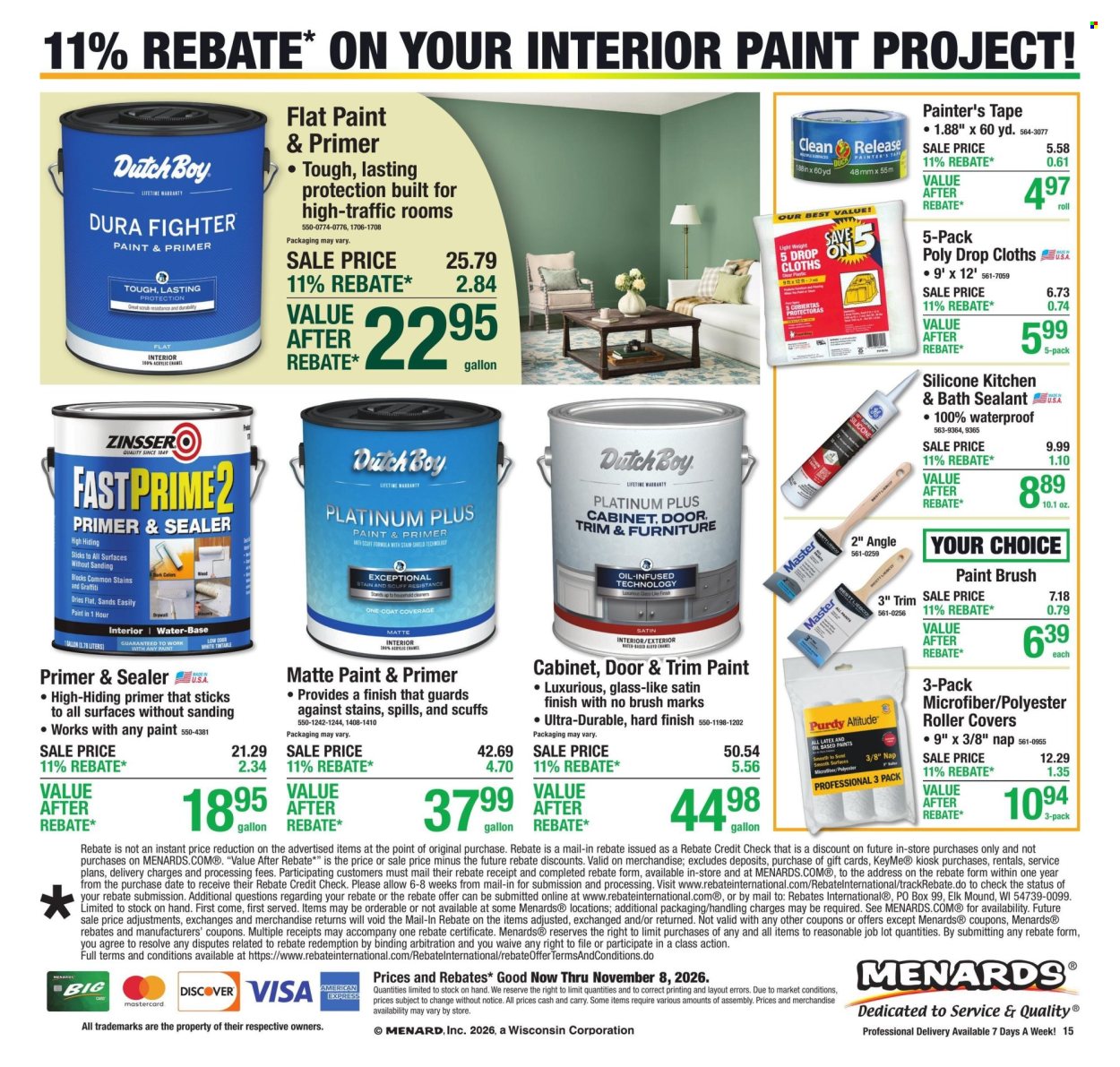 Menards ad - 10/29/2026 - 11/08/2026. Page 22