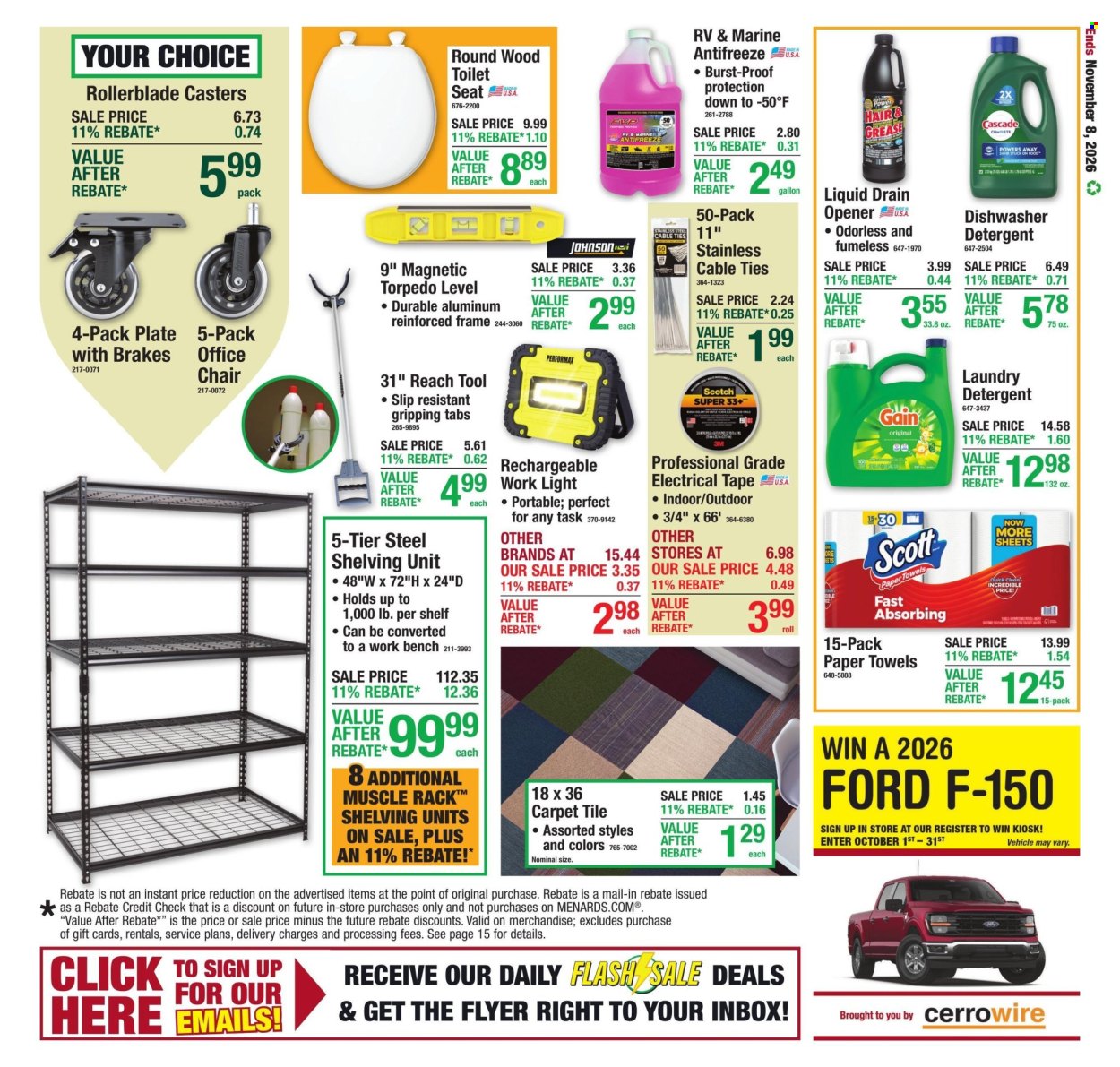 Menards ad - 10/29/2026 - 11/08/2026. Page 24