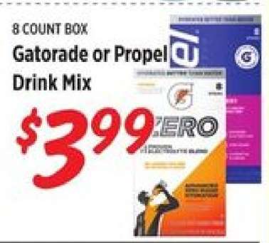 Gatorade or Propel Drink Mix