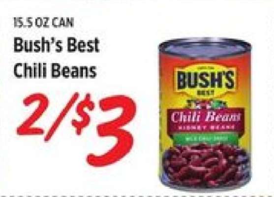 BUSH'S BEST CHILI BEANS