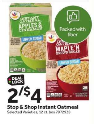 Stop & Shop Instant Oatmeal
