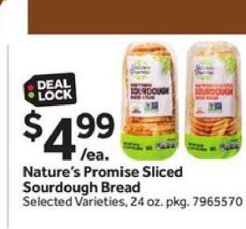 Nature’s Promise Sliced Sourdough Bread