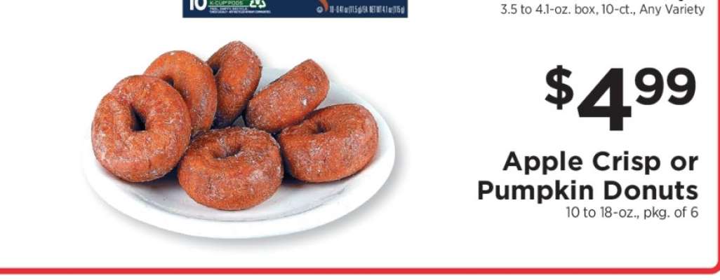Apple Crisp or Pumpkin Donuts