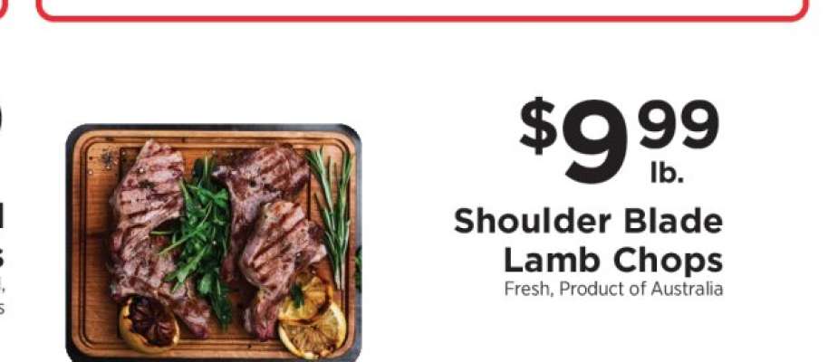 Shoulder Blade Lamb Chops