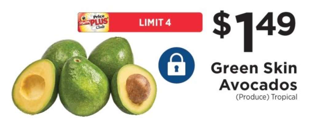 Green Skin Avocados