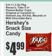 Hershey's Snack Size Candy
