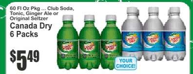 Canada Dry 6 Packs