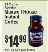 Maxwell House Instant Coffee