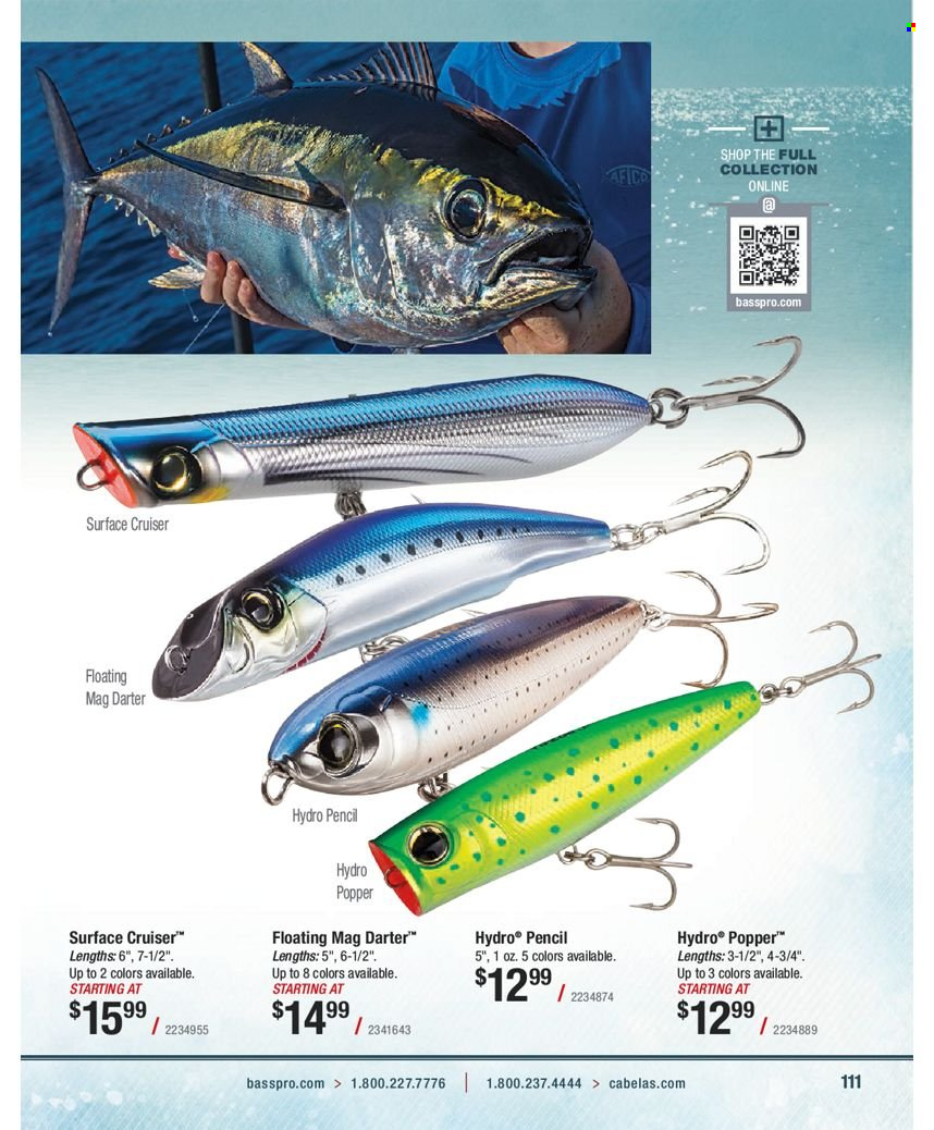 Bass Pro Shops flyer . Page 111.