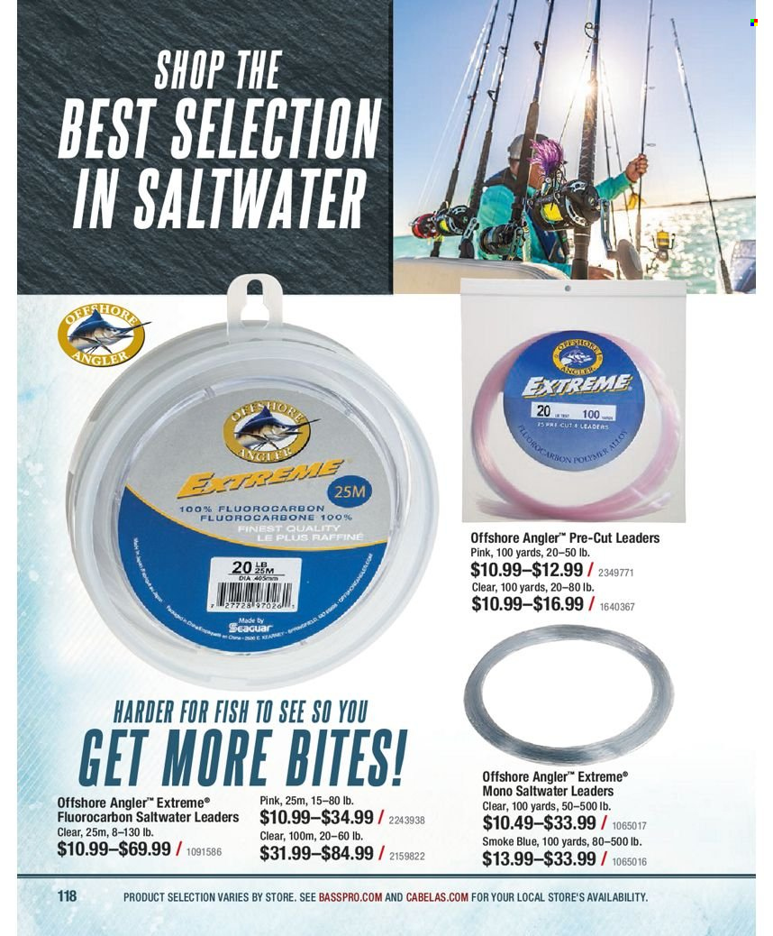 Bass Pro Shops flyer . Page 118.