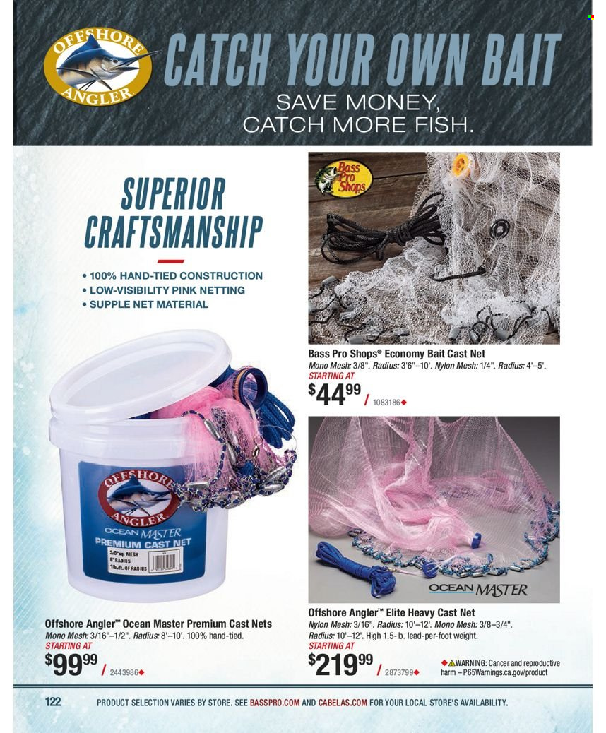Bass Pro Shops flyer . Page 122.
