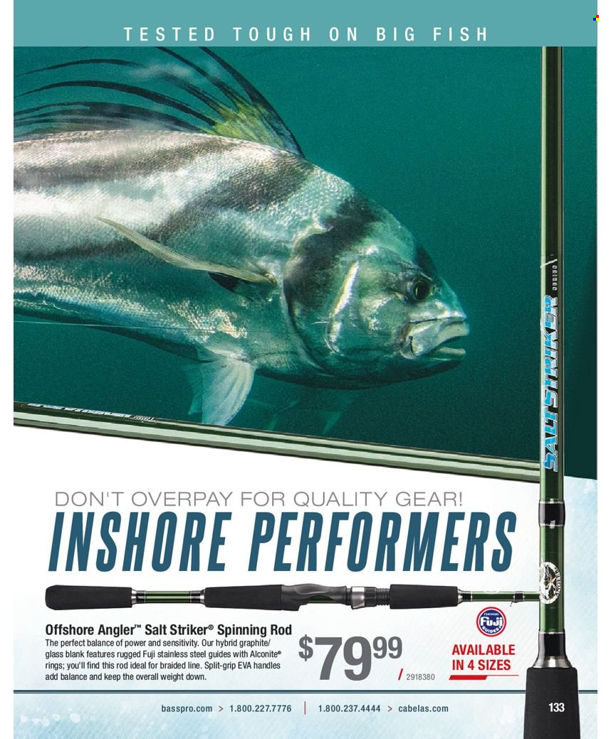Bass Pro Shops flyer . Page 133.