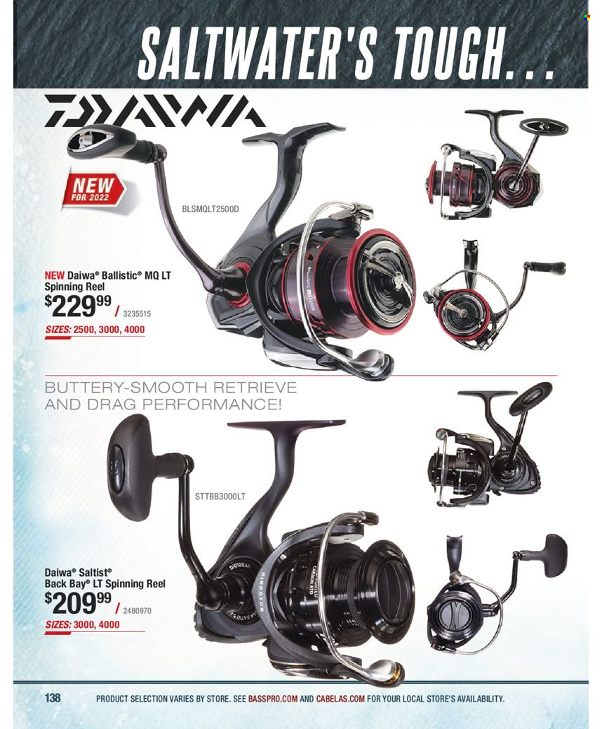 Bass Pro Shops flyer . Page 138.