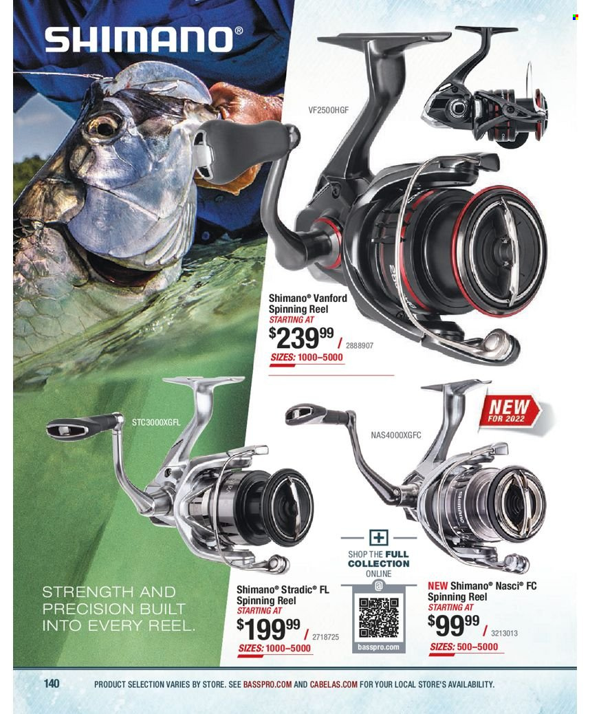 Bass Pro Shops flyer . Page 140.