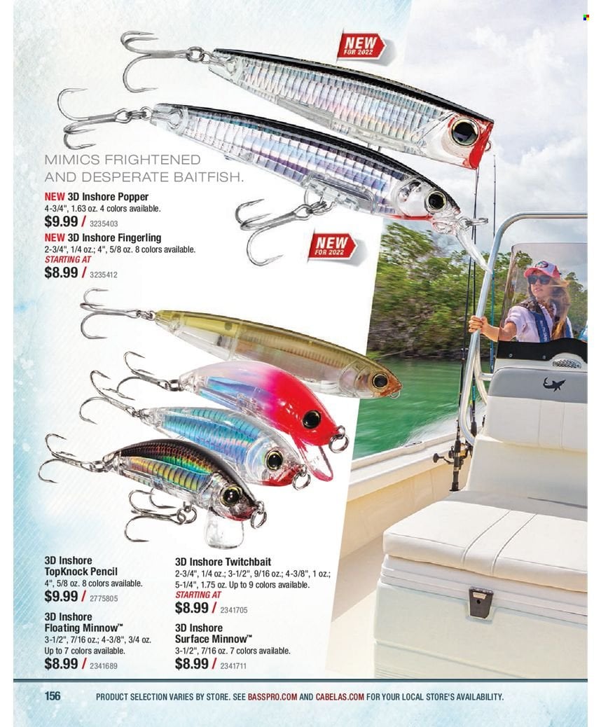 Bass Pro Shops flyer . Page 156.