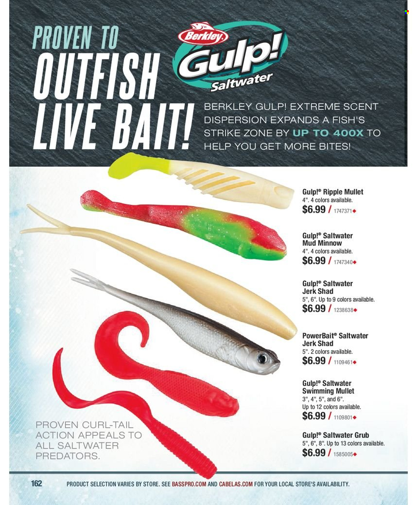 Bass Pro Shops flyer . Page 162.