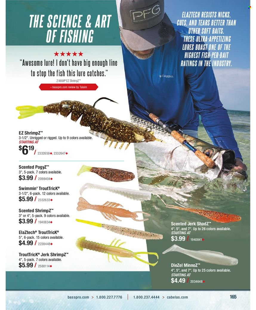 Bass Pro Shops flyer . Page 165.