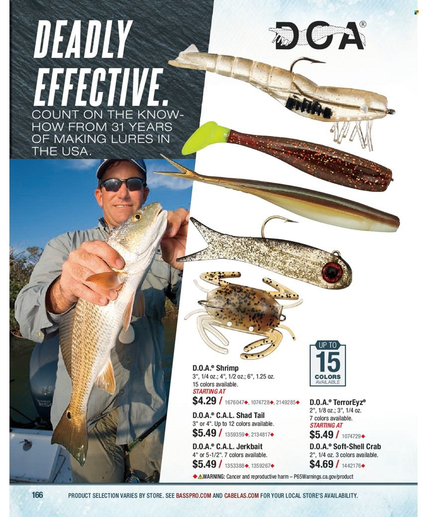 Bass Pro Shops flyer . Page 166.