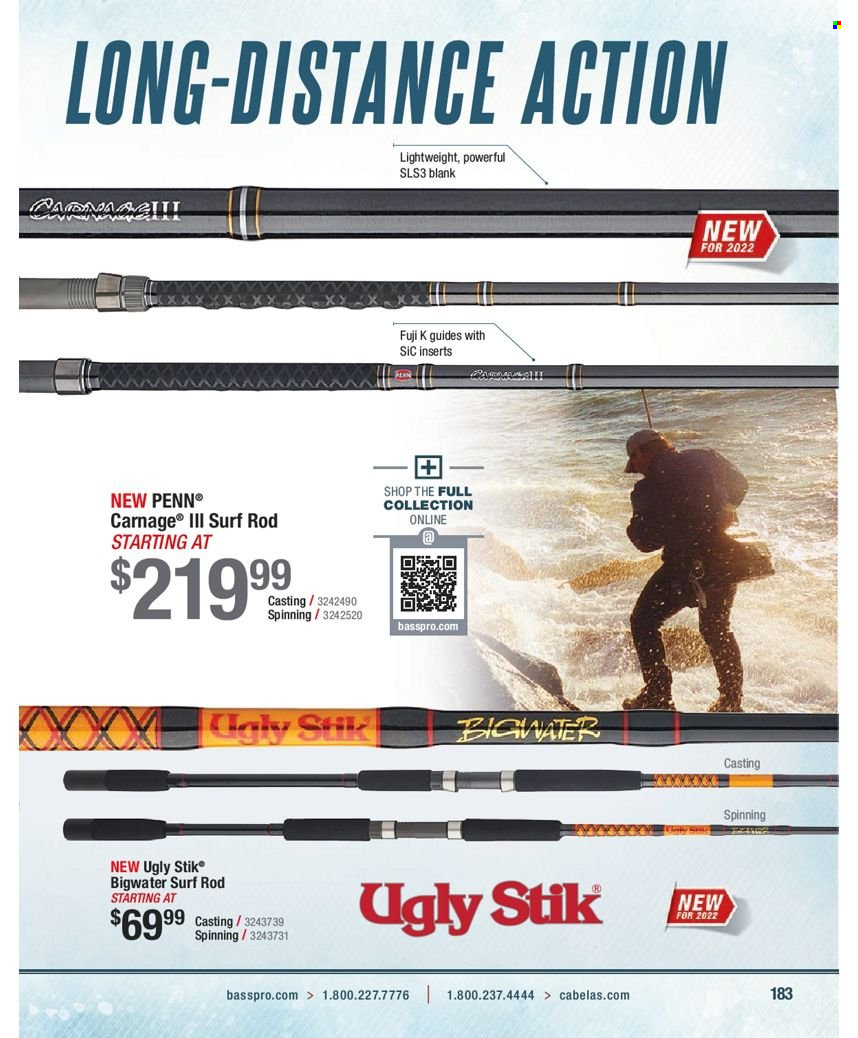 Bass Pro Shops flyer . Page 183.