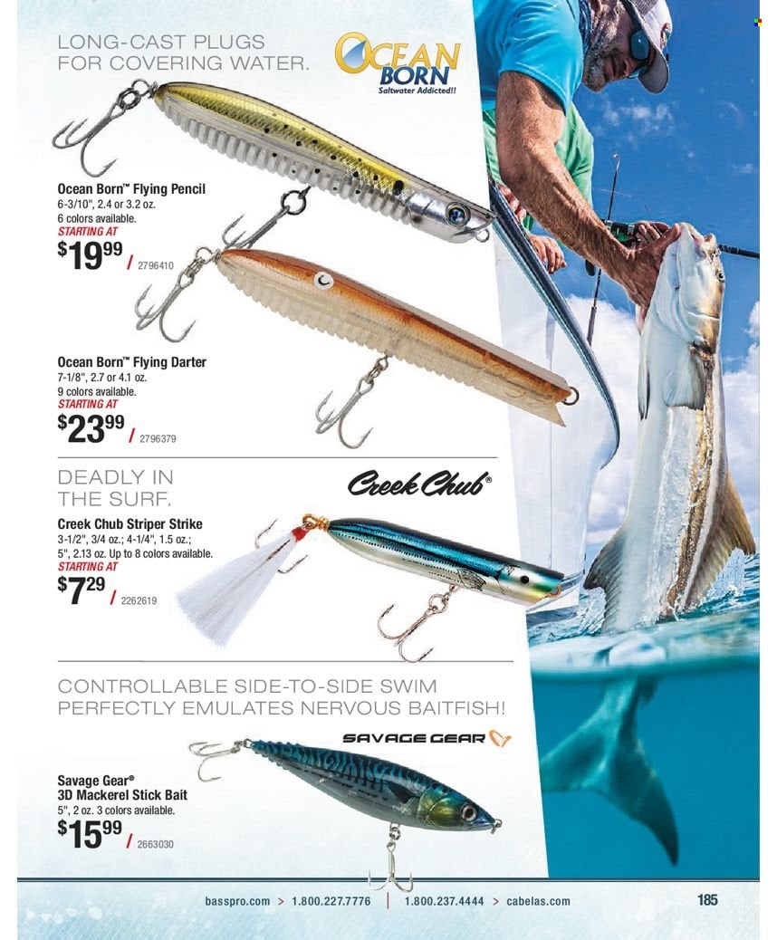 Bass Pro Shops flyer . Page 185.