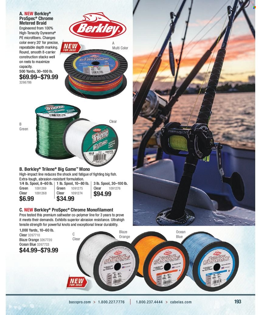 Bass Pro Shops flyer . Page 193.