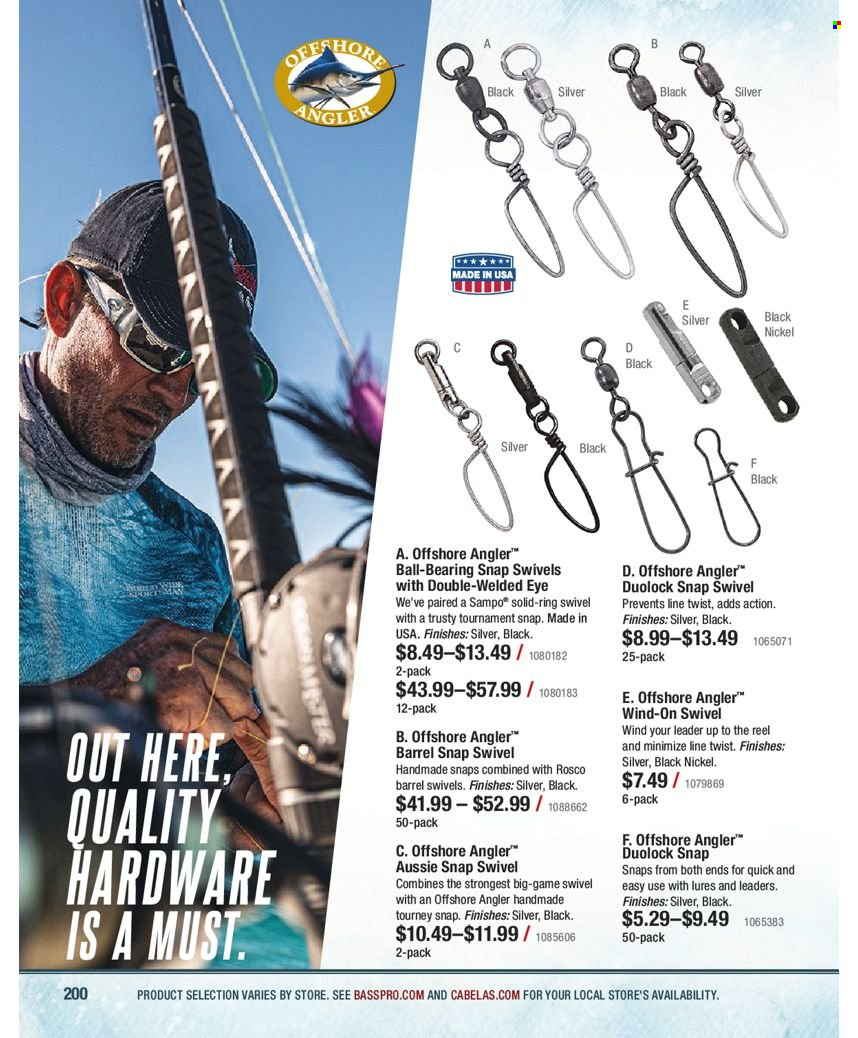 Bass Pro Shops flyer . Page 200.