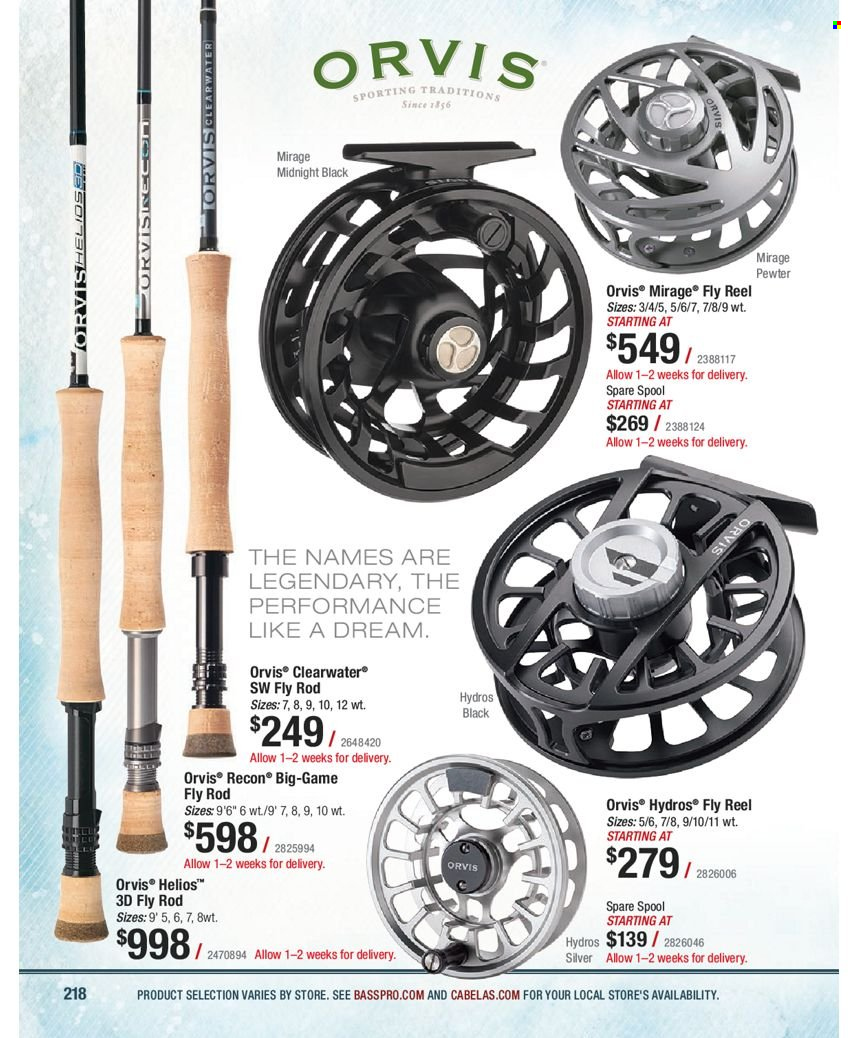 Bass Pro Shops flyer . Page 218.