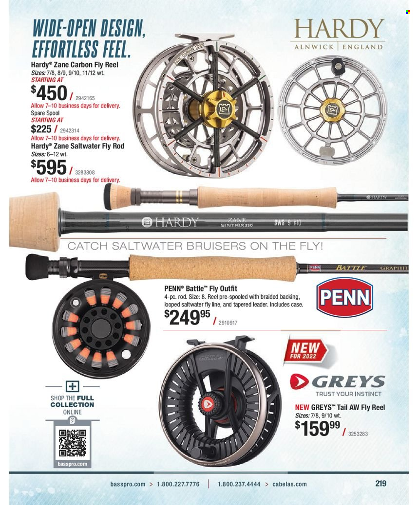 Bass Pro Shops flyer . Page 219.