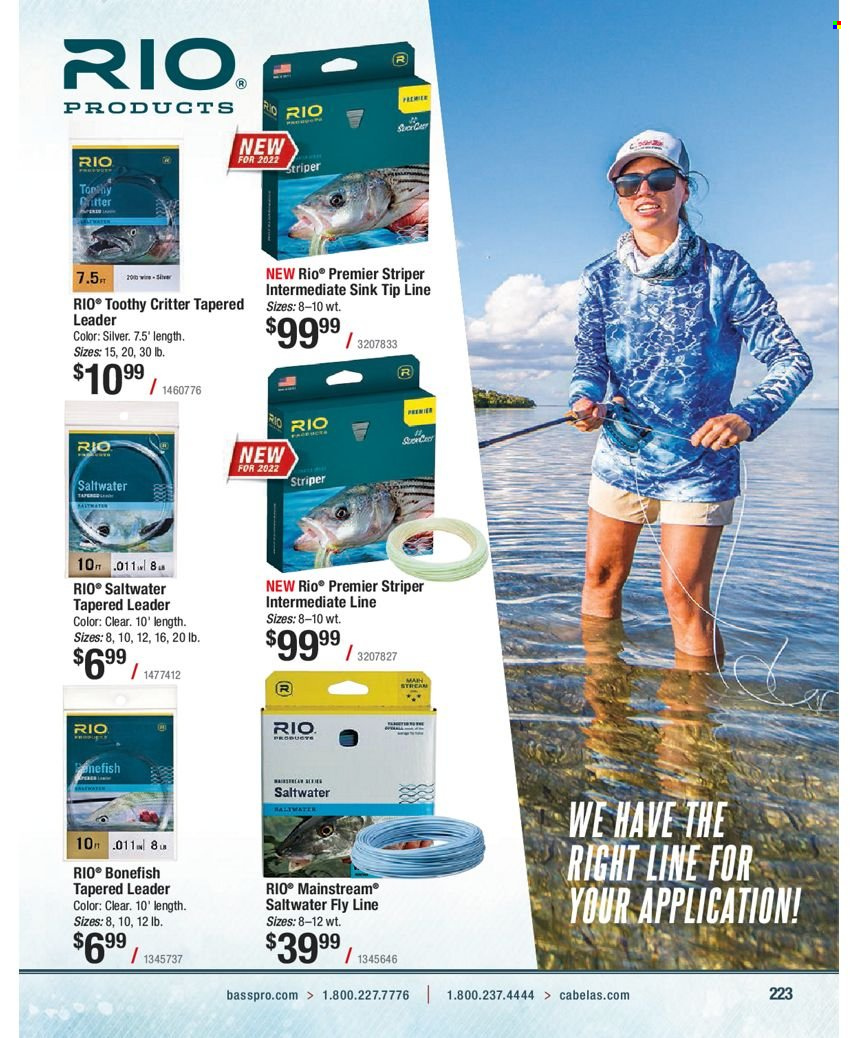 Bass Pro Shops flyer . Page 223.