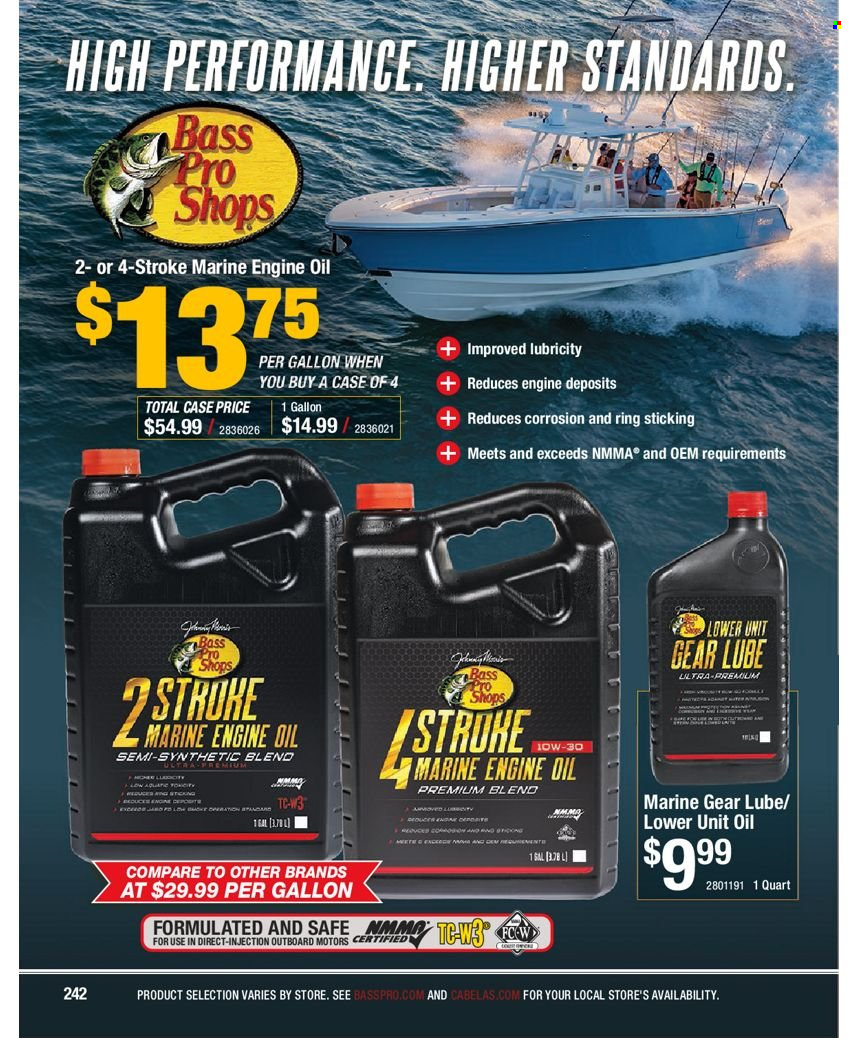 Bass Pro Shops flyer . Page 242.
