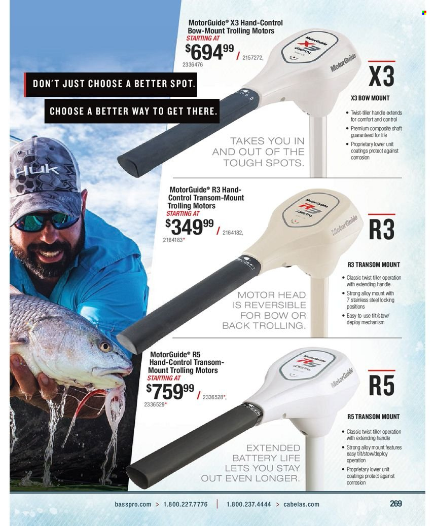 Bass Pro Shops flyer . Page 269.