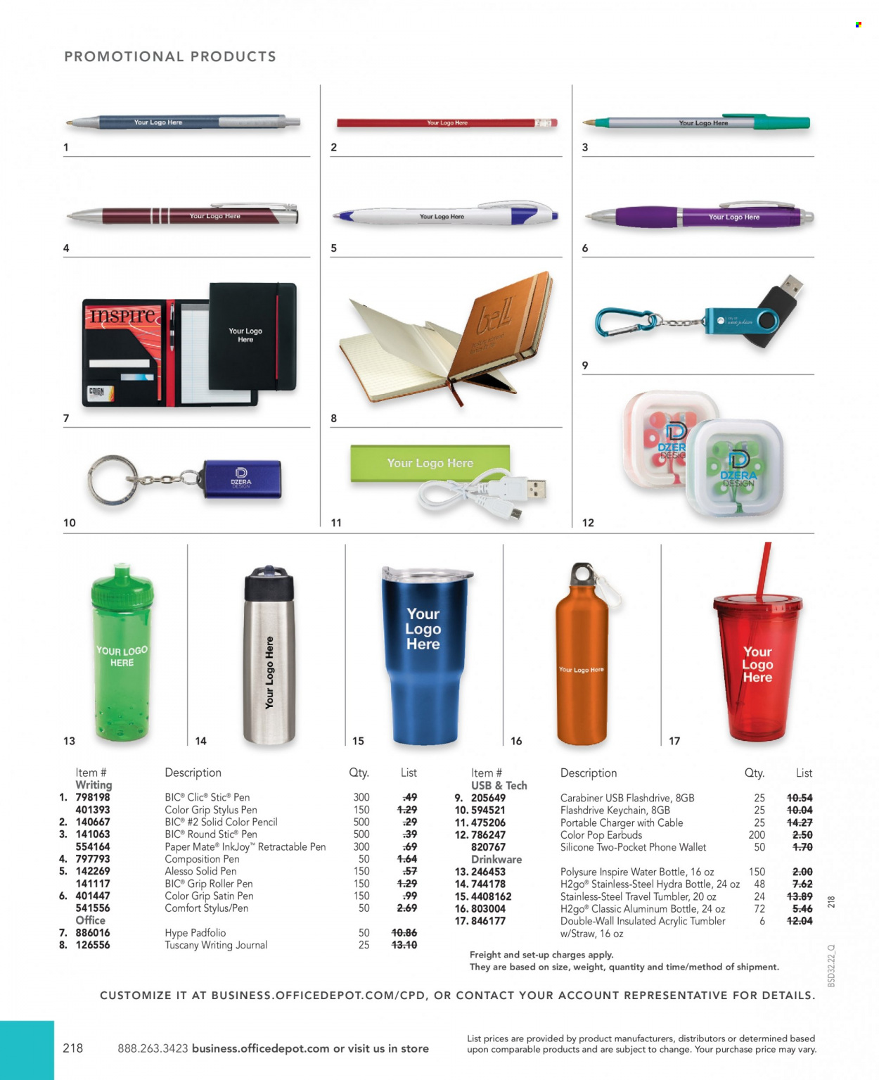 Office DEPOT flyer . Page 218.