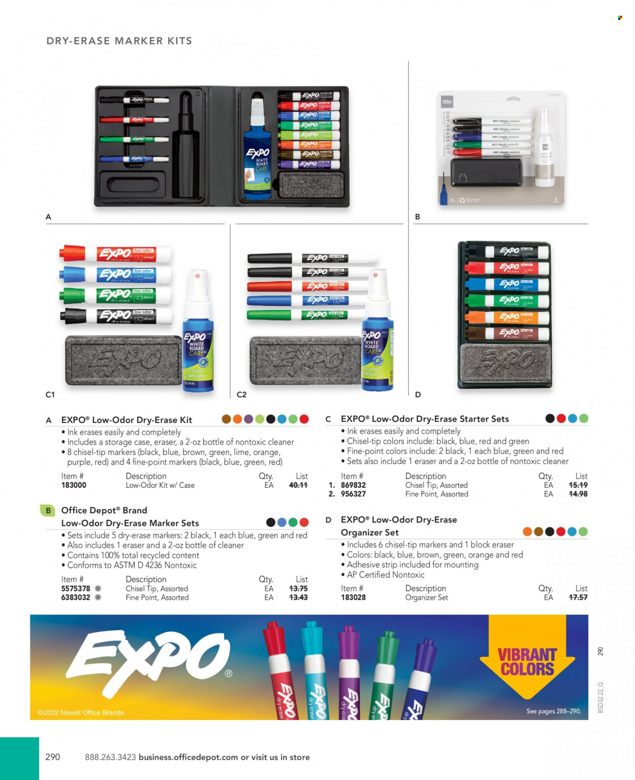 Office DEPOT flyer . Page 290.